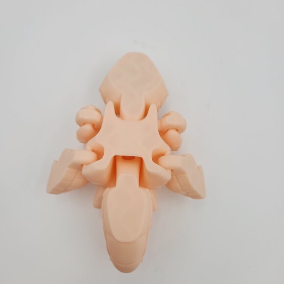 3D Printed Articulated Dinosaur - Stegosaurus - Peach - PLA‎ Filament - Picture 6 of 12